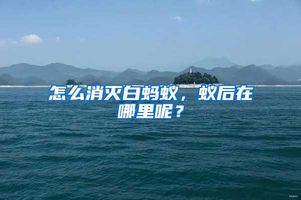 怎么消滅白螞蟻，蟻后在哪里呢？