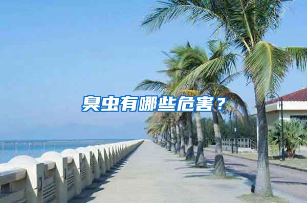 臭蟲有哪些危害？