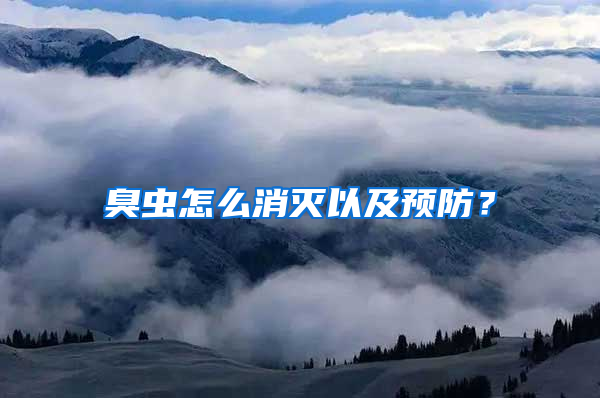 臭蟲怎么消滅以及預防？